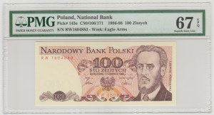100 zloty 1986 - RW