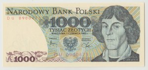 1000 gold 1982 - DU - rarer