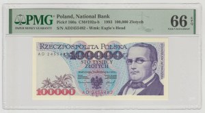 100,000 PLN 1993 - AD