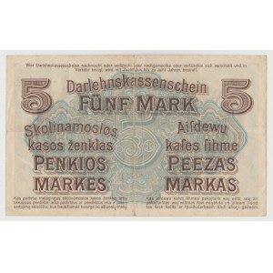 Ober-Ost Kowno 5 marek 1918 - seria B