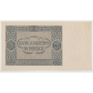 5 złotych 1941 - seria AD - rzadsza seria