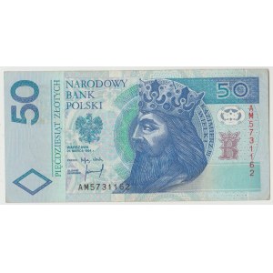 50 złotych 1994 - AM - (TDLR) rzadka