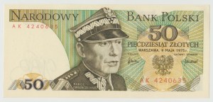 50 zloty 1975 - AK - rare series