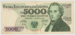 5000 PLN 1982 - C