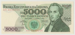 5000 PLN 1982 - AK
