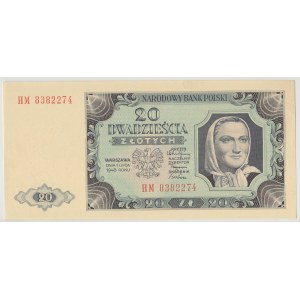 20 złotych 1948 - HM