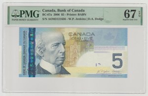 Canada 5 dollars 2006