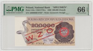 Model 200,000 zloty 1989 - A - No 0763