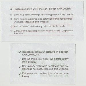Katowice milk and meal voucher 2005
