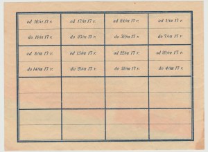 Warsaw I.W.W. family members card