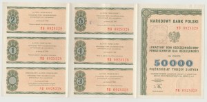 NBP 50,000 zlotys 1987 - MB series - 5-year deposit voucher