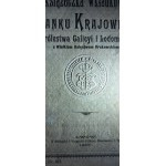 Lviv 1907 National Bank contribution booklet - rare