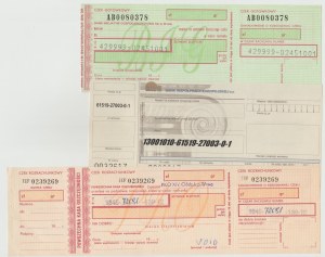 set of checks end of 20th century.