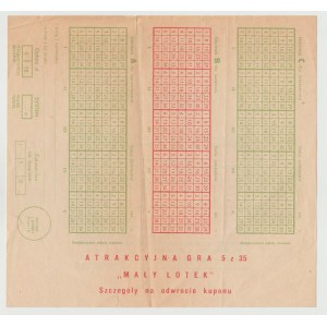 kupon Lotto 1974  mały lotek