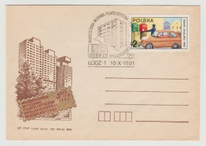envelope stamp day 1980/1981 - fiat 126 p