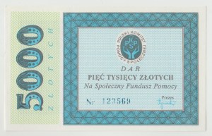 PKPS Social Relief Fund 5000 zloty