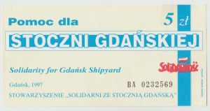 Gdansk 5 zloty 1997 Aid to Gdansk Shipyard - BA series