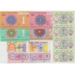 set of National Money Lottery tickets 1970s/80s