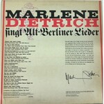 Marlene Dietrich singt Alt-Berliner Lieder