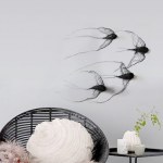 Maja Gajewska, Metal installation No. II - birds (4 pieces)