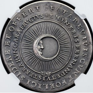 Ferdinand III., 1 1/4 Thaler (Sun & Moon) 1648 (2022), BP, Budapest