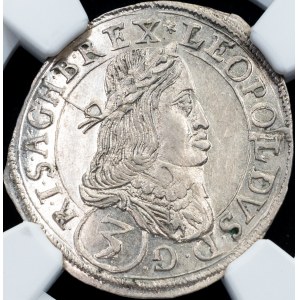 Leopold I., 3 Kreuzer 1659, Graz