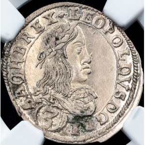 Leopold I., 3 Kreuzer 1660, Graz