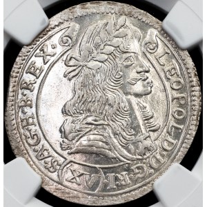 Leopold I., 15 Kreuzer 1680, KB, Kremnitz
