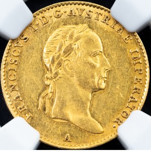 Franz I. (II.), 1 Dukat 1833, A, Vienna