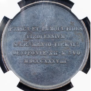 Ferdinand V., medaile 1838