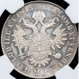 Ferdinand V., 20 Kreuzer 1845, A, Vienna