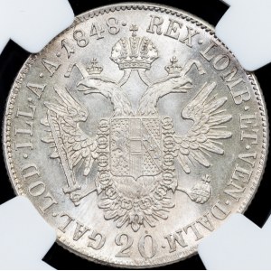 Ferdinand V., 20 Kreuzer 1848, A, Vienna