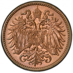 Franz Joseph I., 2 Heller 1908, Vienna
