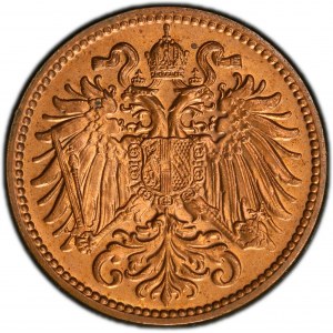 Franz Joseph I., 2 Heller 1909, Wien