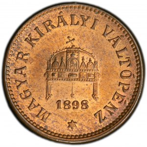 Franz Joseph I., 2 Filler 1898, KB, Kremnitz