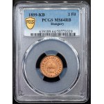 Franz Joseph I., 2 Filler 1899, KB, Kremnitz