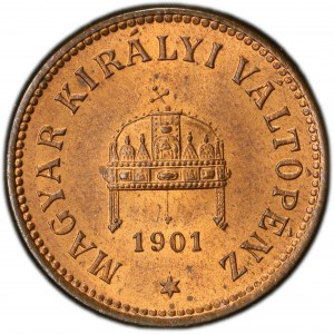 Franz Joseph I., 2 Filler 1901, KB, Kremnitz