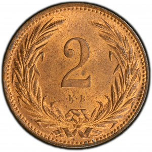 Franz Joseph I., 2 Filler 1901, KB, Kremnitz