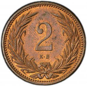 Franz Joseph I., 2 Filler 1905, KB, Kremnitz