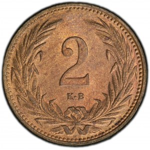 Franz Joseph I., 2 Filler 1906, KB, Kremnitz