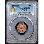 Franz Joseph I., 2 Filler 1906, KB, Kremnitz