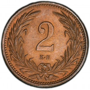 Franz Joseph I., 2 Filler 1907, KB, Kremnitz
