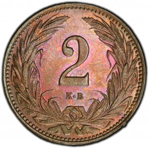 Franz Joseph I., 2 Filler 1909, KB, Kremnitz