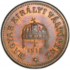 Franz Joseph I., 2 Filler 1915, KB, Kremnitz