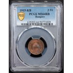 Franz Joseph I., 2 Filler 1915, KB, Kremnitz