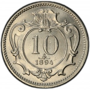 Franz Joseph I., 10 Heller 1894, Vienna