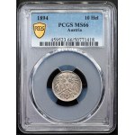 Franz Joseph I., 10 Heller 1894, Vienna