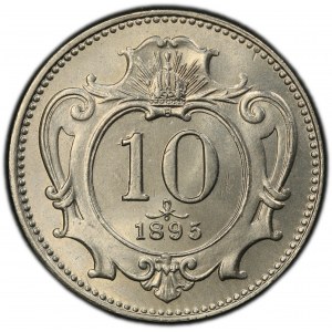Franz Joseph I., 10 Heller 1895, Vienna
