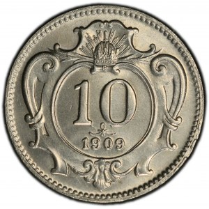 Franz Joseph I., 10 Heller 1909, Vienna