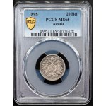 Franz Joseph I., 20 Heller 1895, Vienna